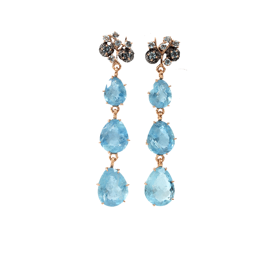 FEDERICA RETTORE-Forget Me Not Drop Earrings-ROSE GOLD