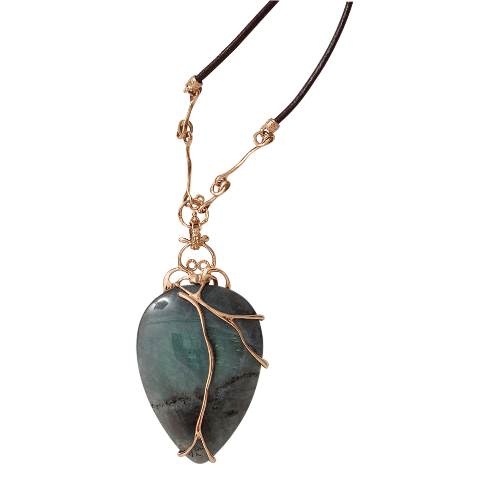 FEDERICA RETTORE-Giglio Labradorite Necklace-ROSE GOLD