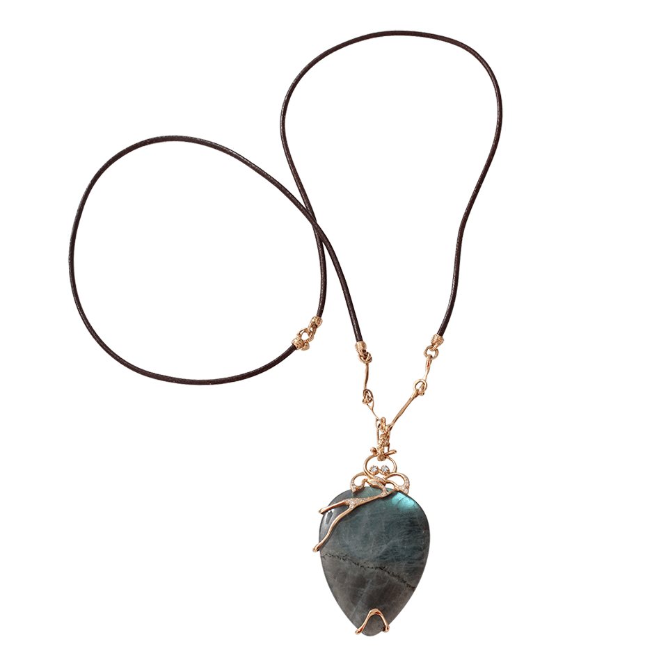 FEDERICA RETTORE-Giglio Labradorite Necklace-ROSE GOLD