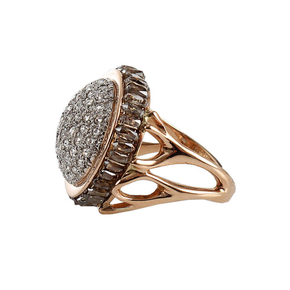 FEDERICA RETTORE-One of a Kind Pave Diamond Ring-R GOLD