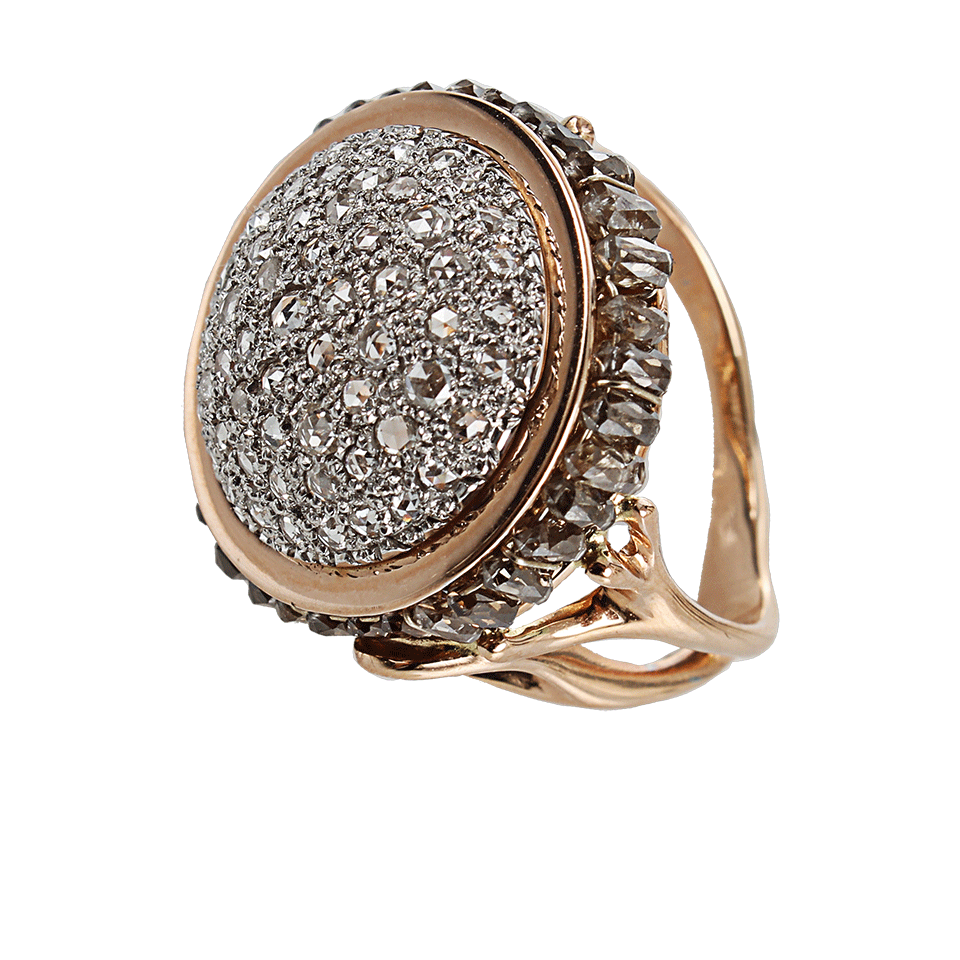 FEDERICA RETTORE-One of a Kind Pave Diamond Ring-R GOLD