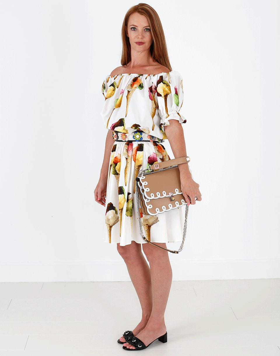 FENDI-Floral Snake Belt-