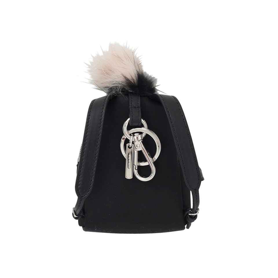 FENDI-Monster Backpack Key Charm-BLACK