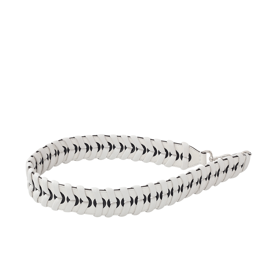 FENDI-Woven And Grommet Strap You-WHITE