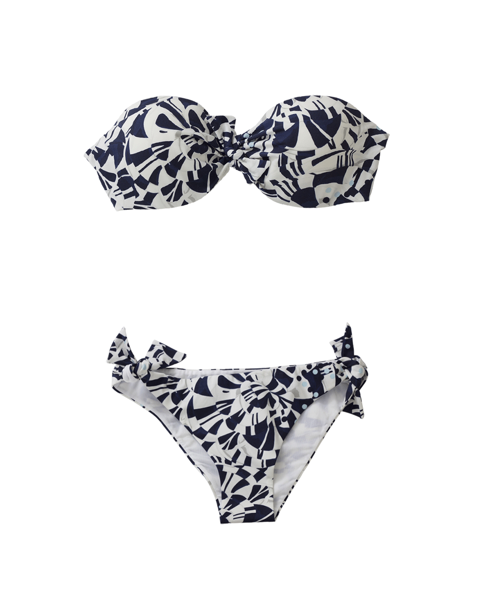 FENDI-Floral Bandeau Bikini-