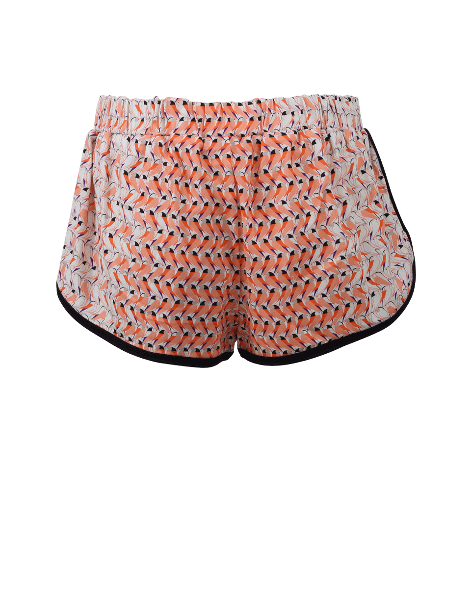 FENDI-Micro-Bird Beach Short-WHITE
