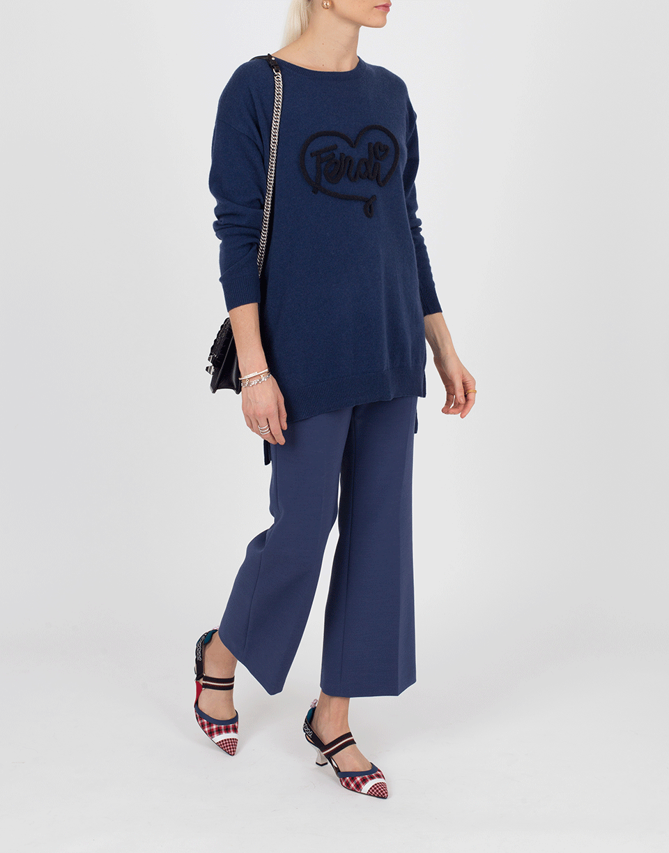 FENDI-Heart Sweater-