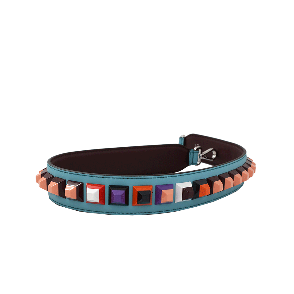 FENDI-Strap You Shoulder Purse Strap-LAGOON