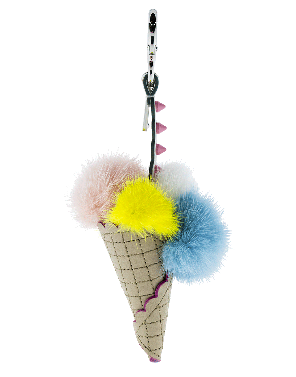 FENDI-Key Charms Ice Cream-WHITE