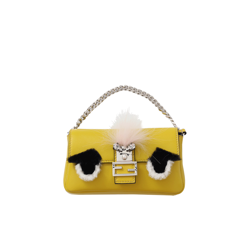FENDI-Micro Bugs Baguette-LIME/PNK