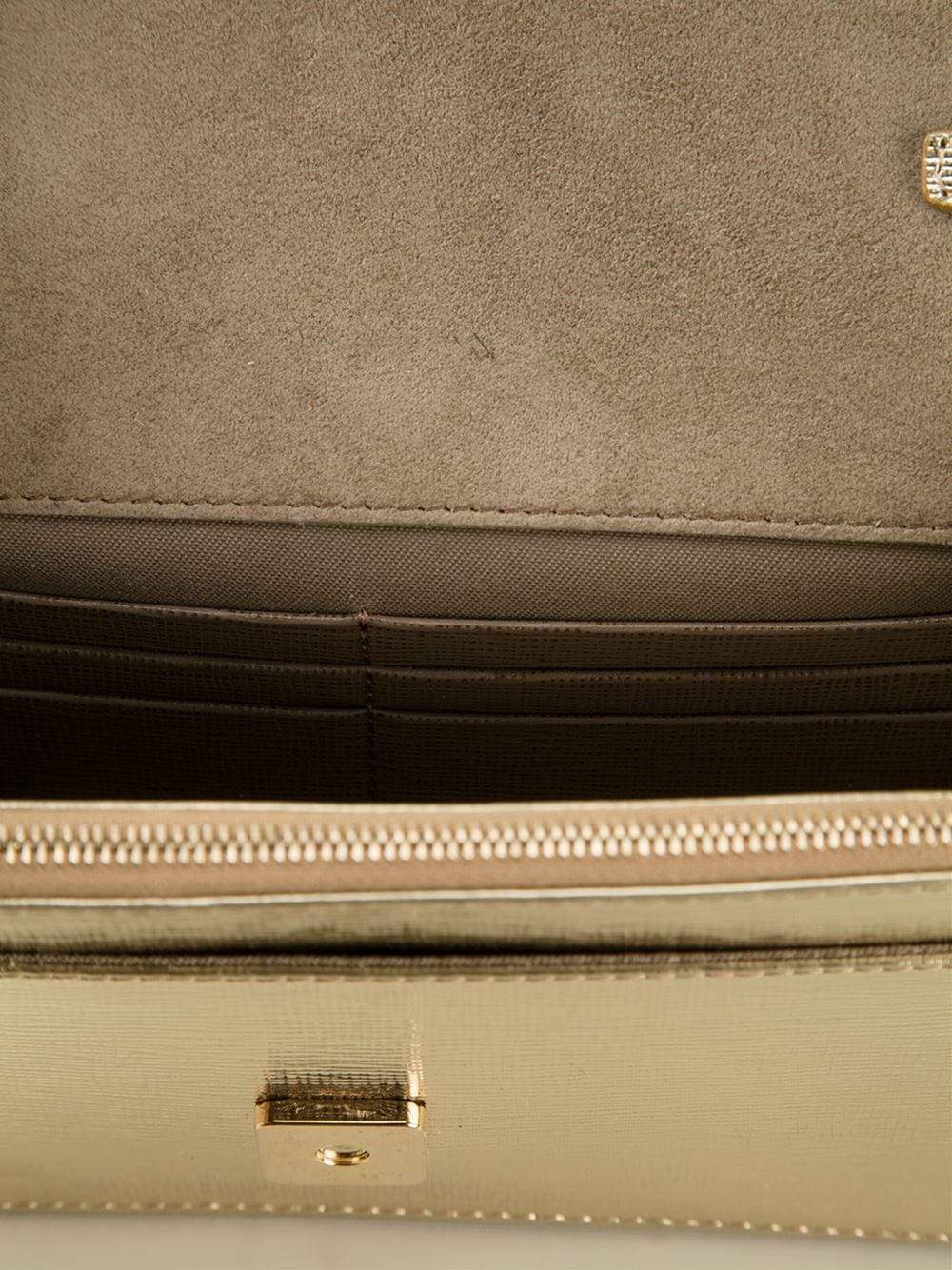 FENDI-Tube Wallet-LT GOLD
