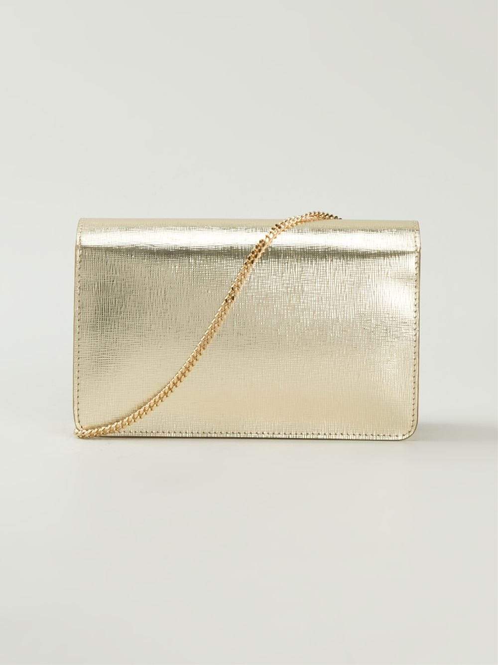 FENDI-Tube Wallet-LT GOLD