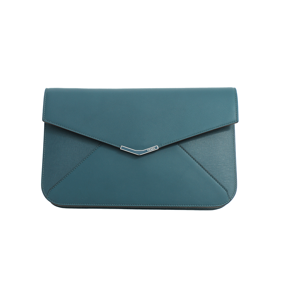 FENDI-2Jours Large Envelope Clutch-OCEAN