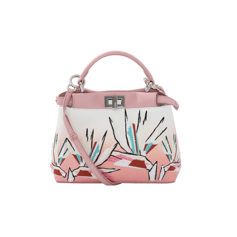 FENDI-Peekaboo Mini Birds Of Paradise-ROUGH