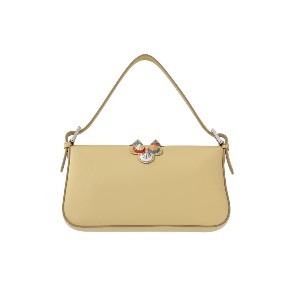 FENDI-Color Stud Baguette-WHEAT