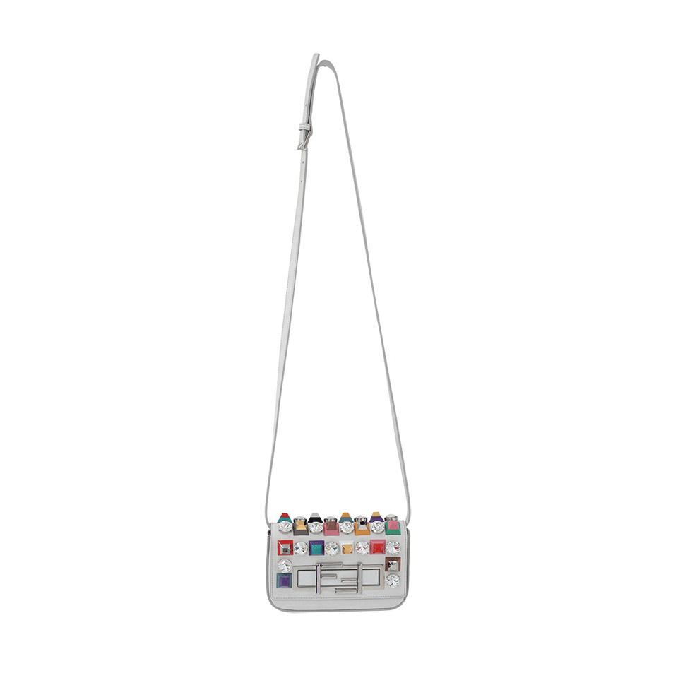 FENDI-Mini 3Baguette-WHITE