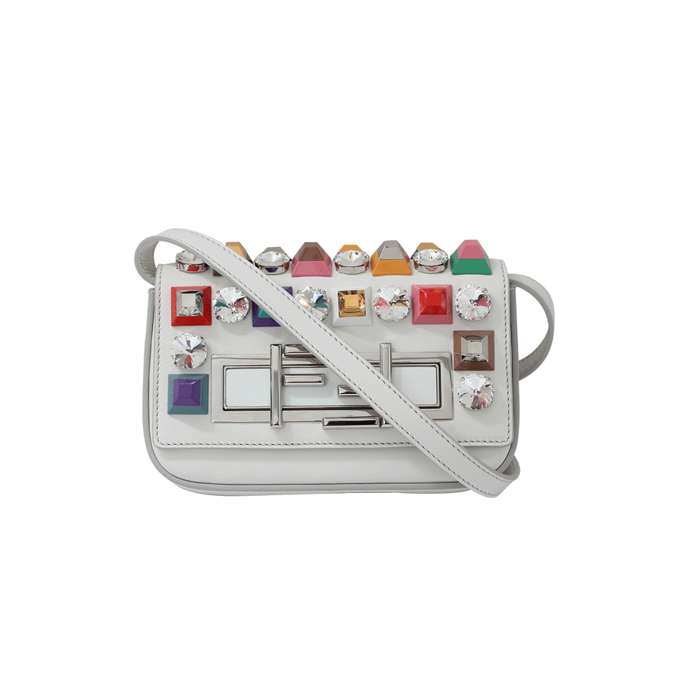 FENDI-Mini 3Baguette-WHITE