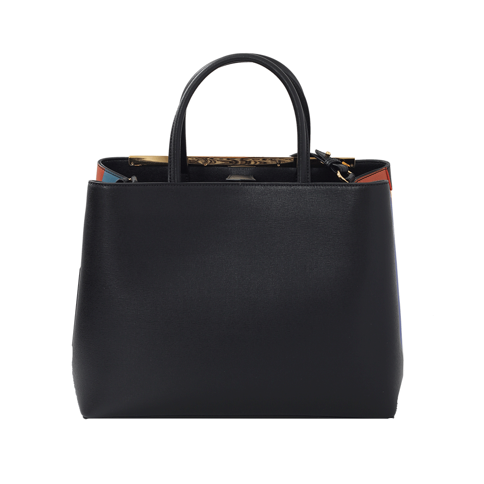 FENDI-2Jours Shopper-BLACK