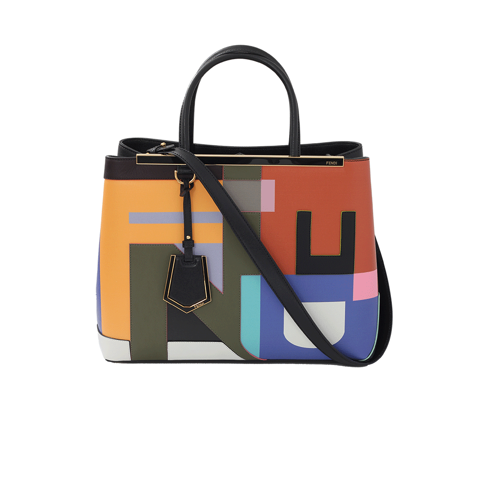 FENDI-2Jours Shopper-BLACK