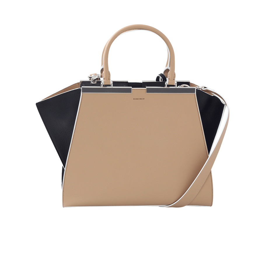 FENDI-3Jours Shopper Bag-BROWN
