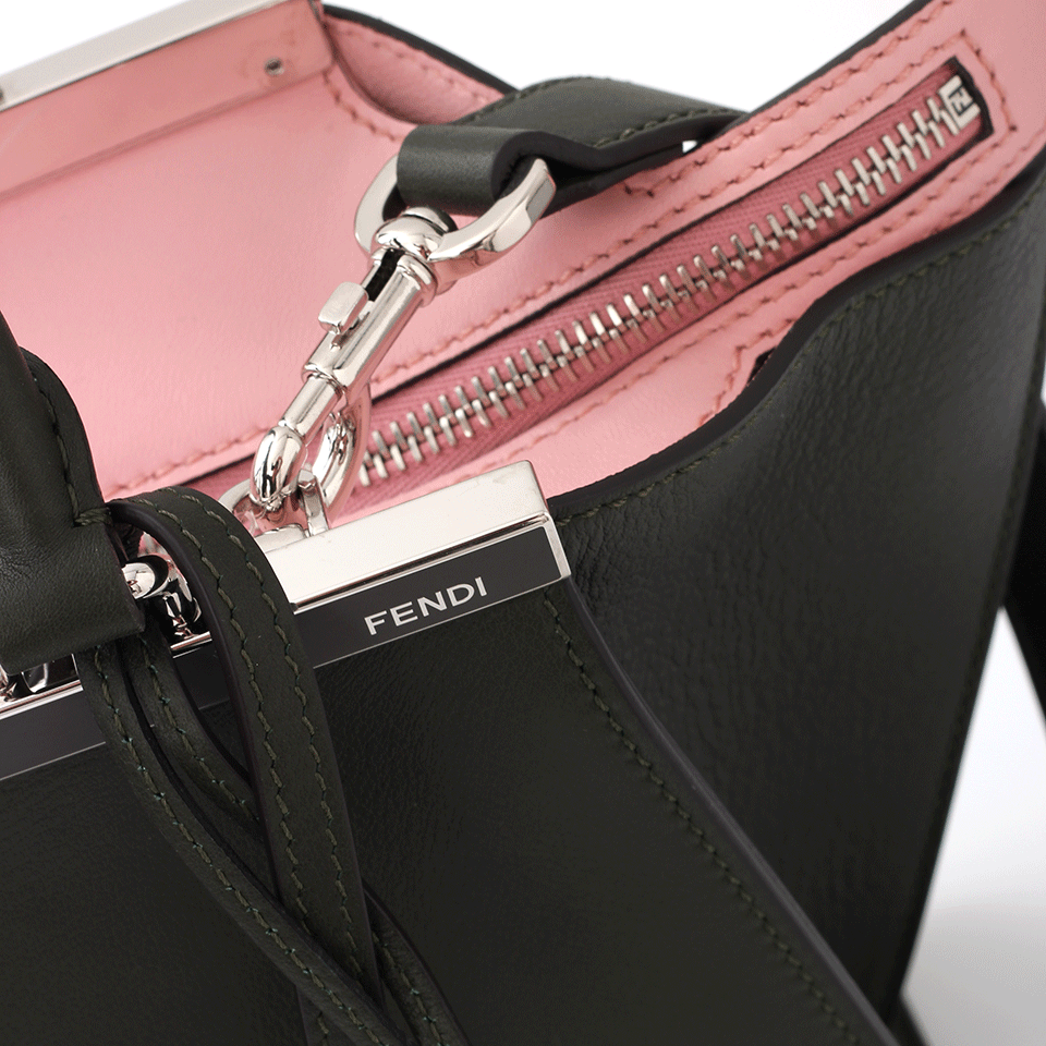 FENDI-Petite 3Jours Shopper-GRN/PNK