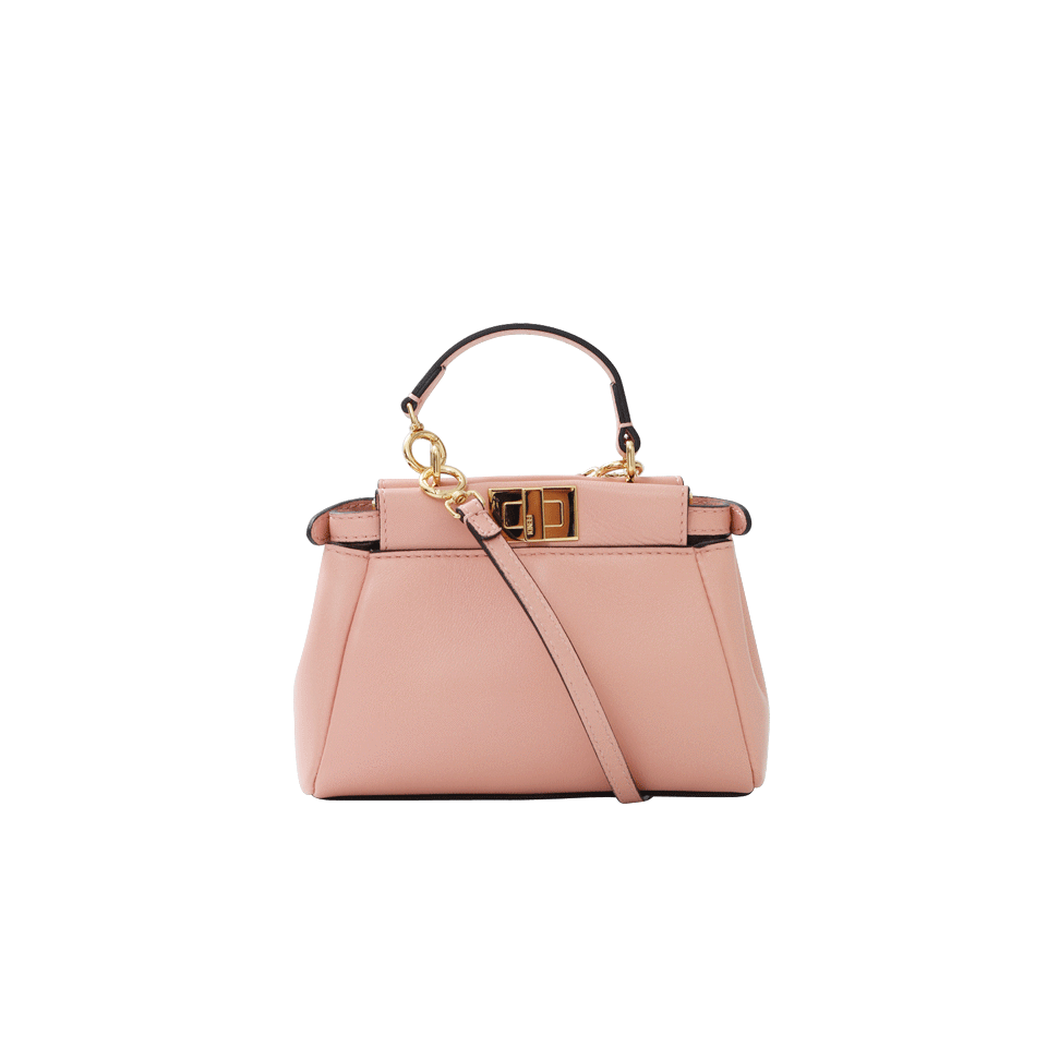 FENDI-Micro Peekaboo-PINK/GLD