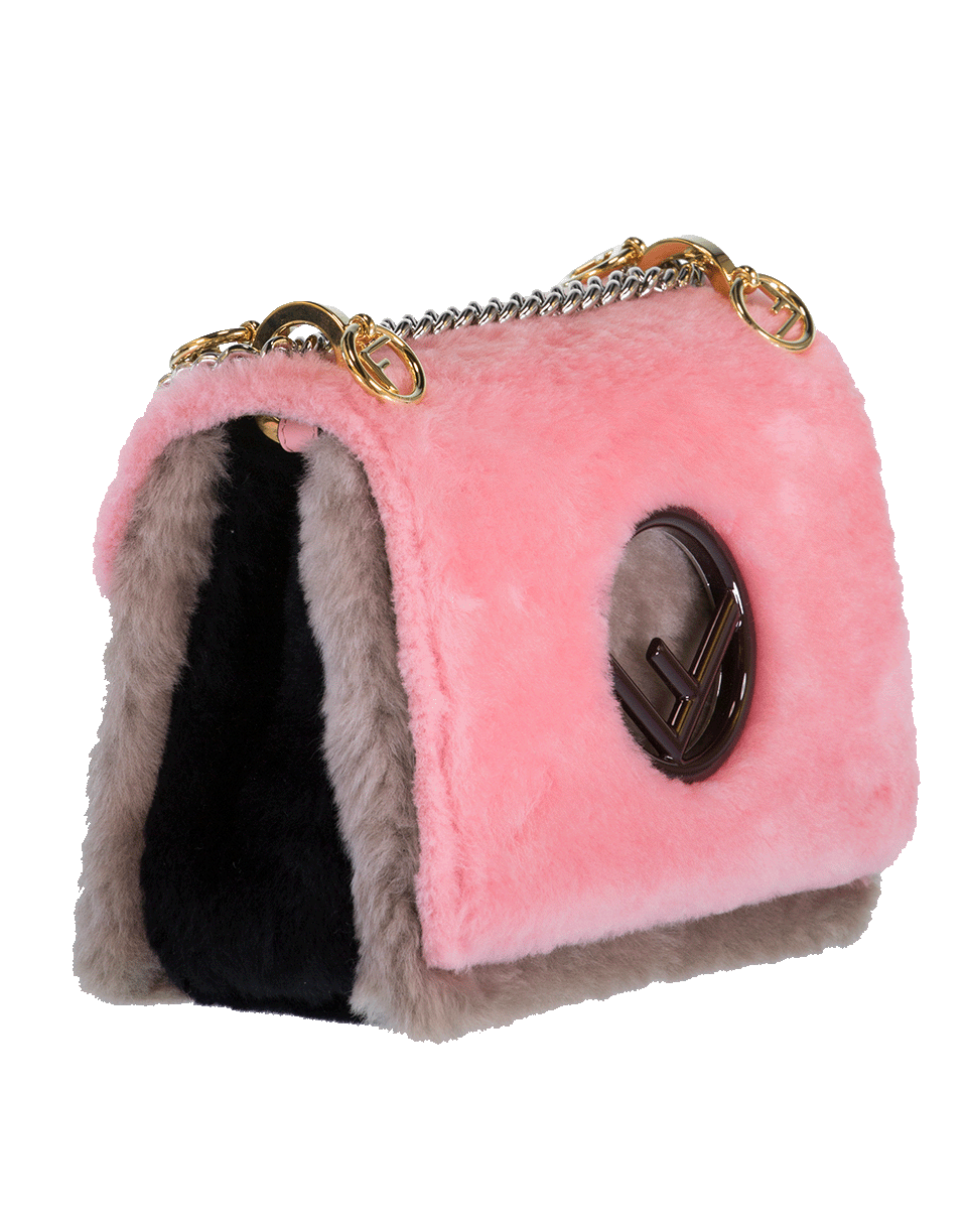 FENDI-Kan I Small Sheepskin Bag-PNK/DOVE