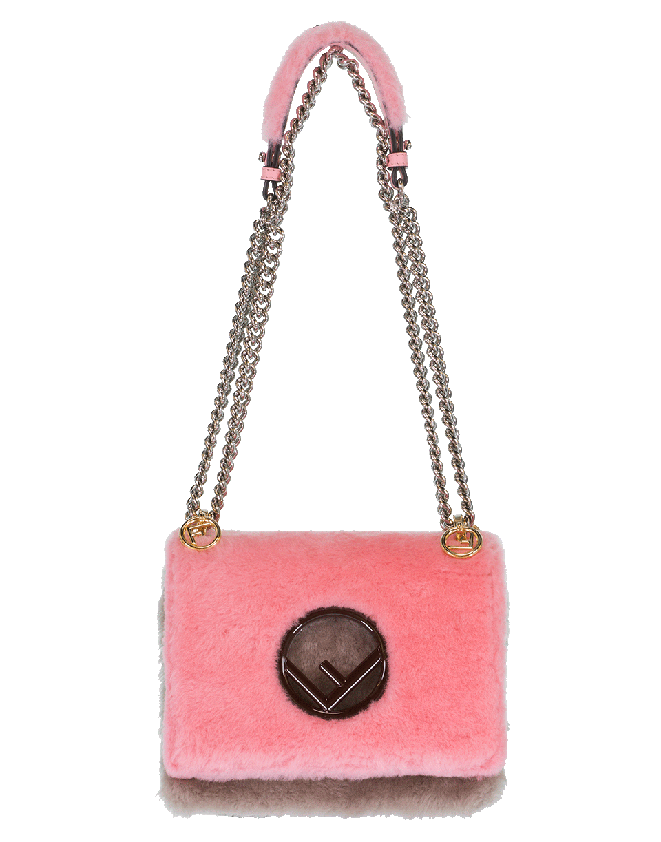 FENDI-Kan I Small Sheepskin Bag-PNK/DOVE