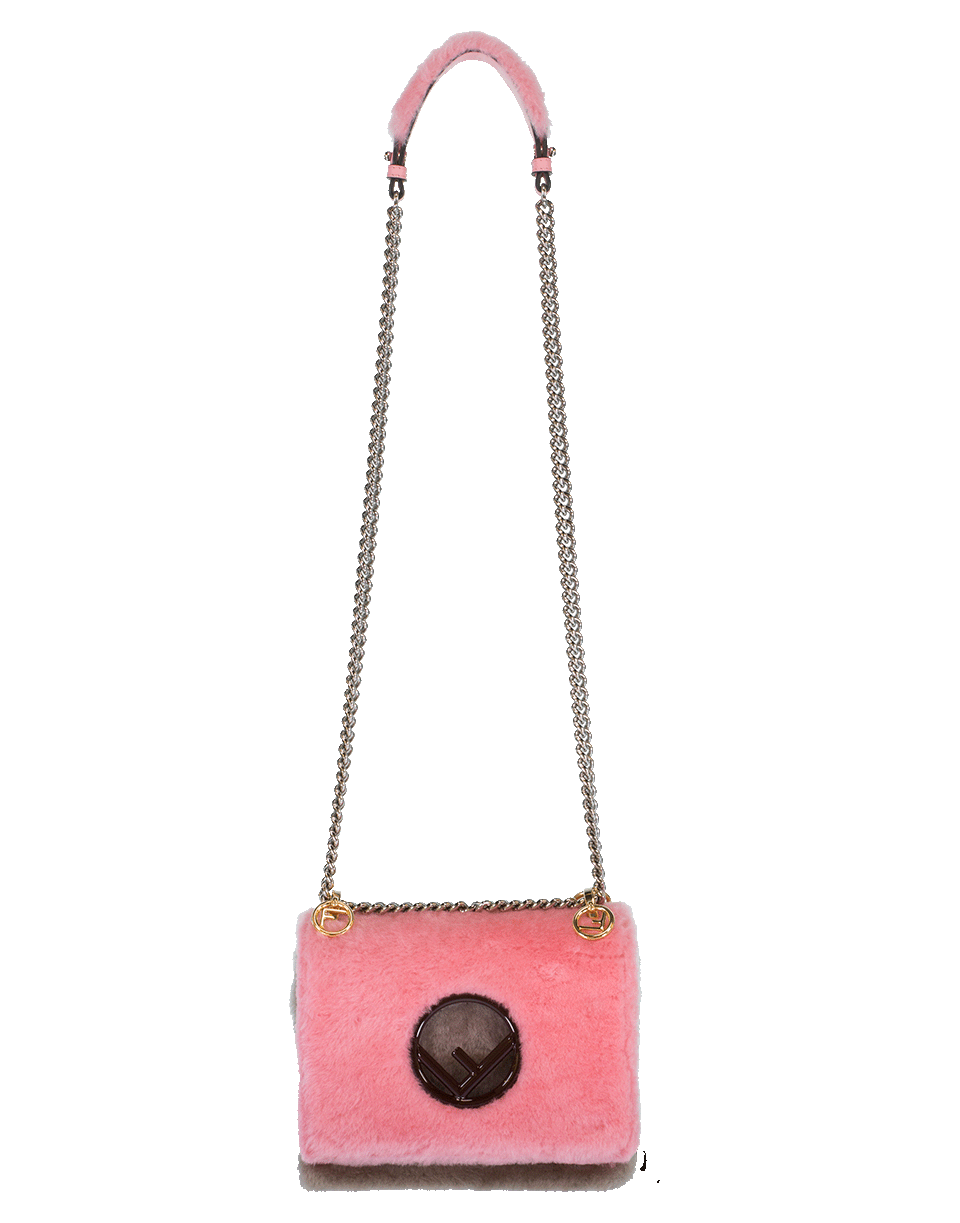 FENDI-Kan I Small Sheepskin Bag-PNK/DOVE