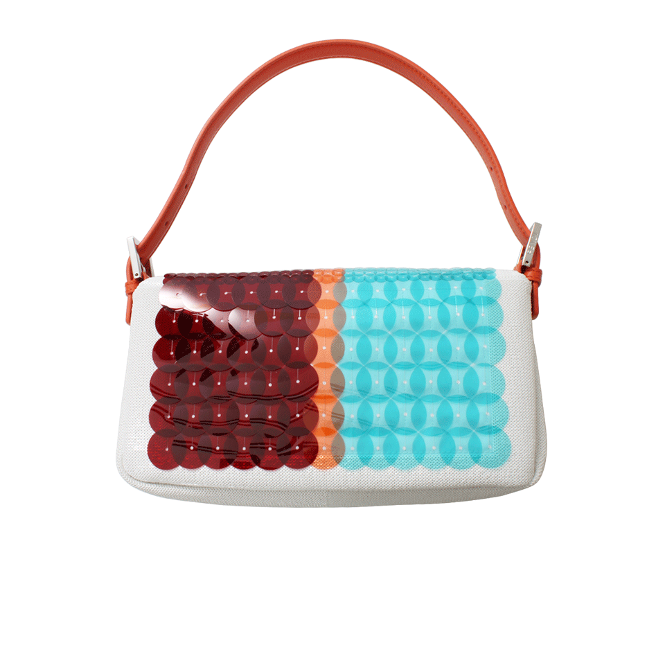 FENDI-3Baguette Shoulder Bag-TURQ