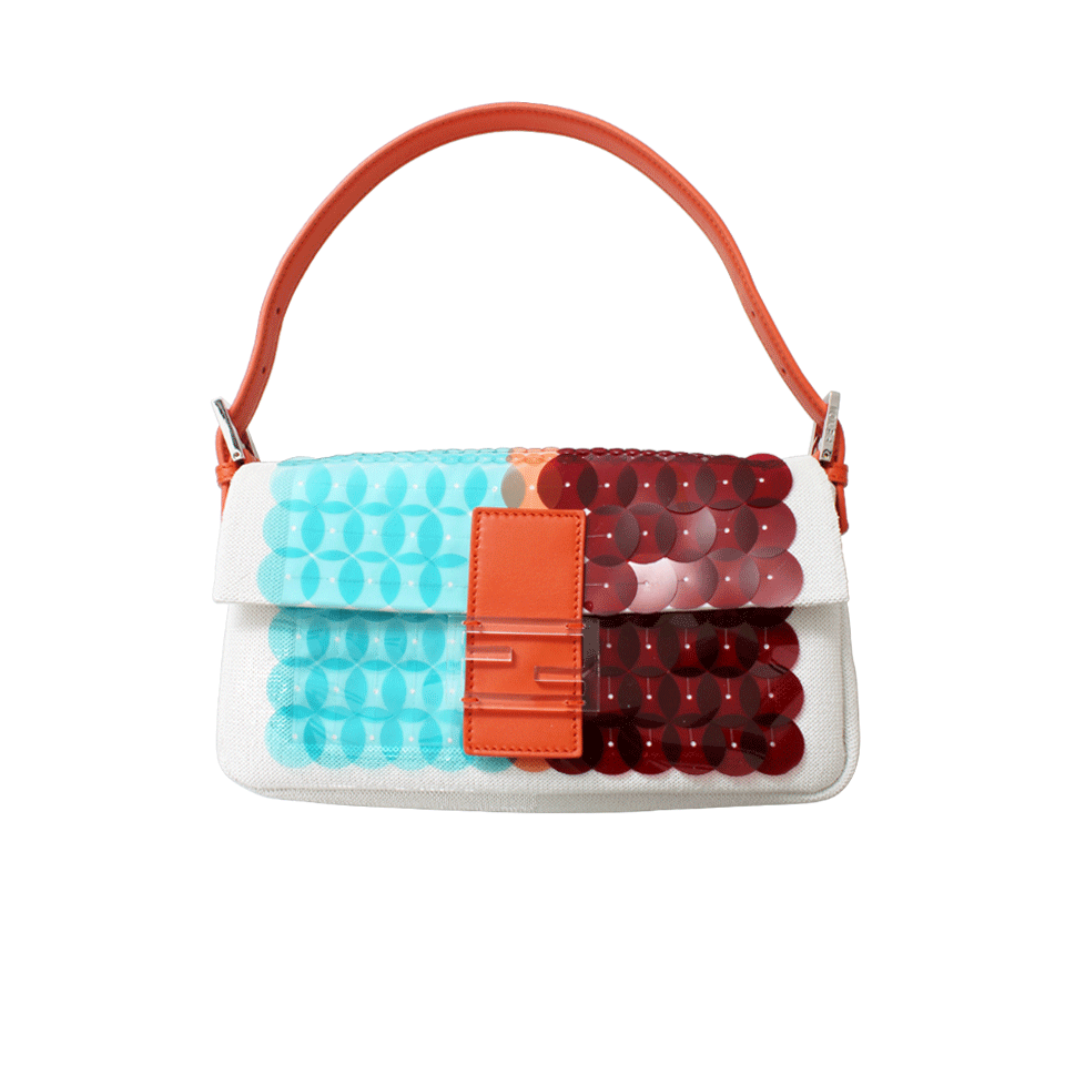 FENDI-3Baguette Shoulder Bag-TURQ