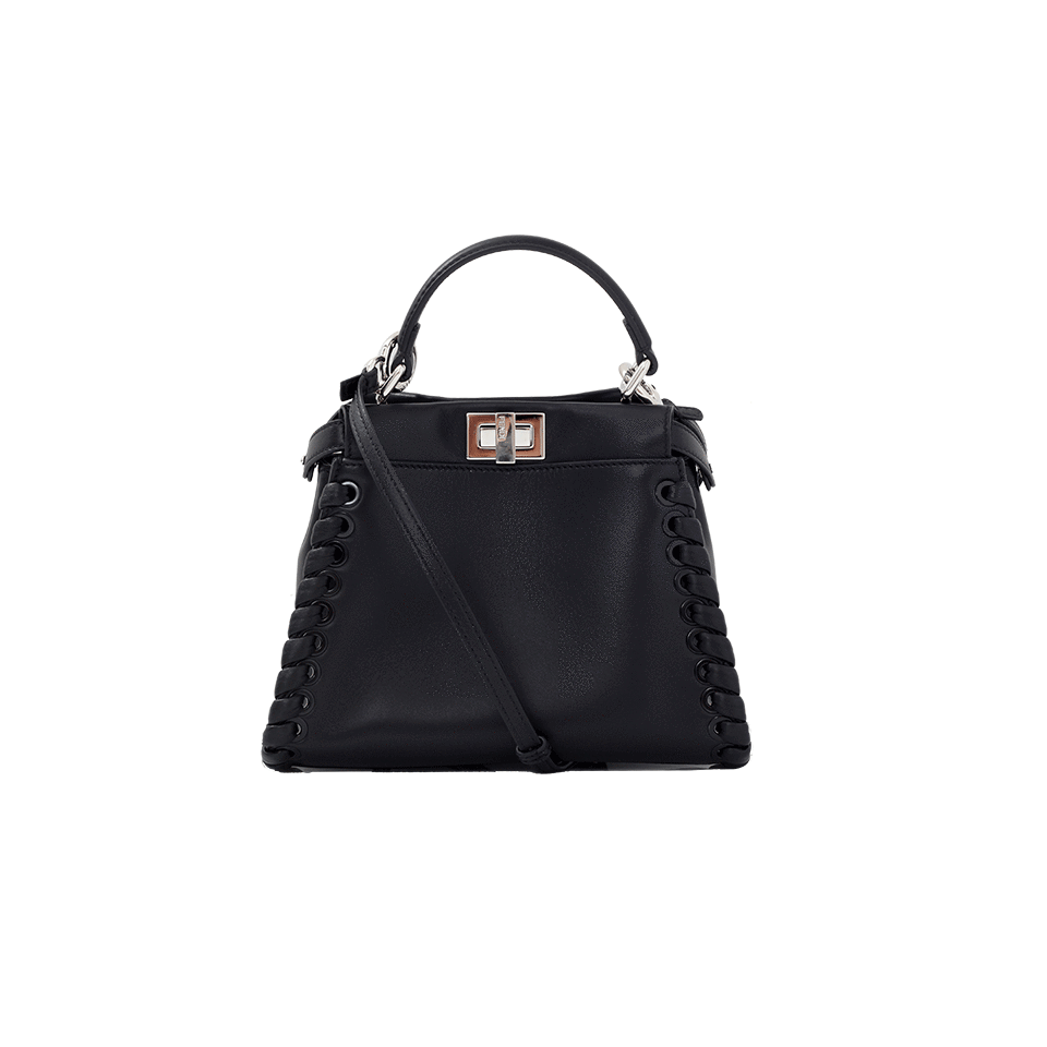 FENDI-Fashion Show Mini Peekaboo-BLACK