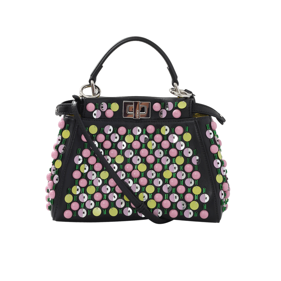 FENDI-Peekaboo Mini-BLACK