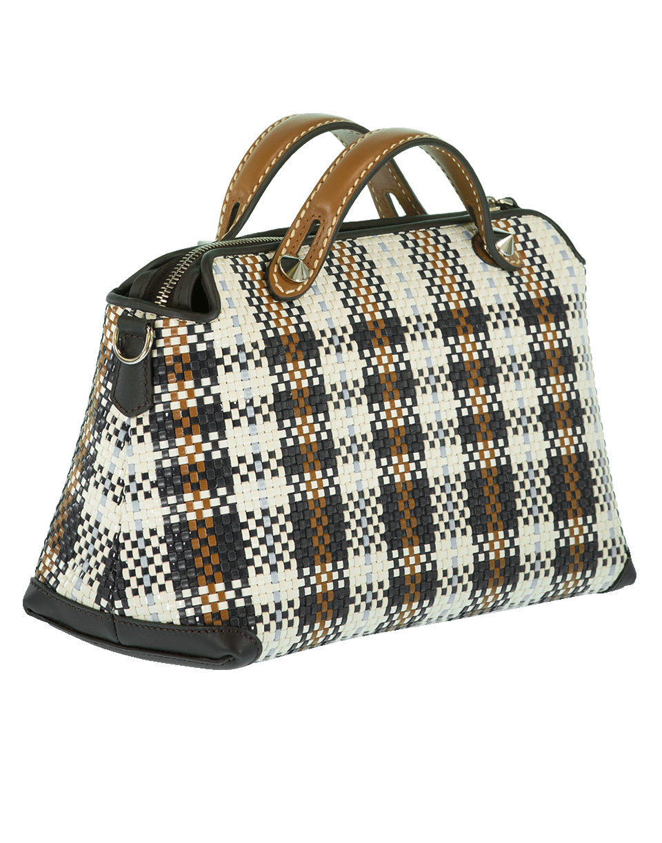 FENDI-By The Way Tartan Handbag-CAM/BLK