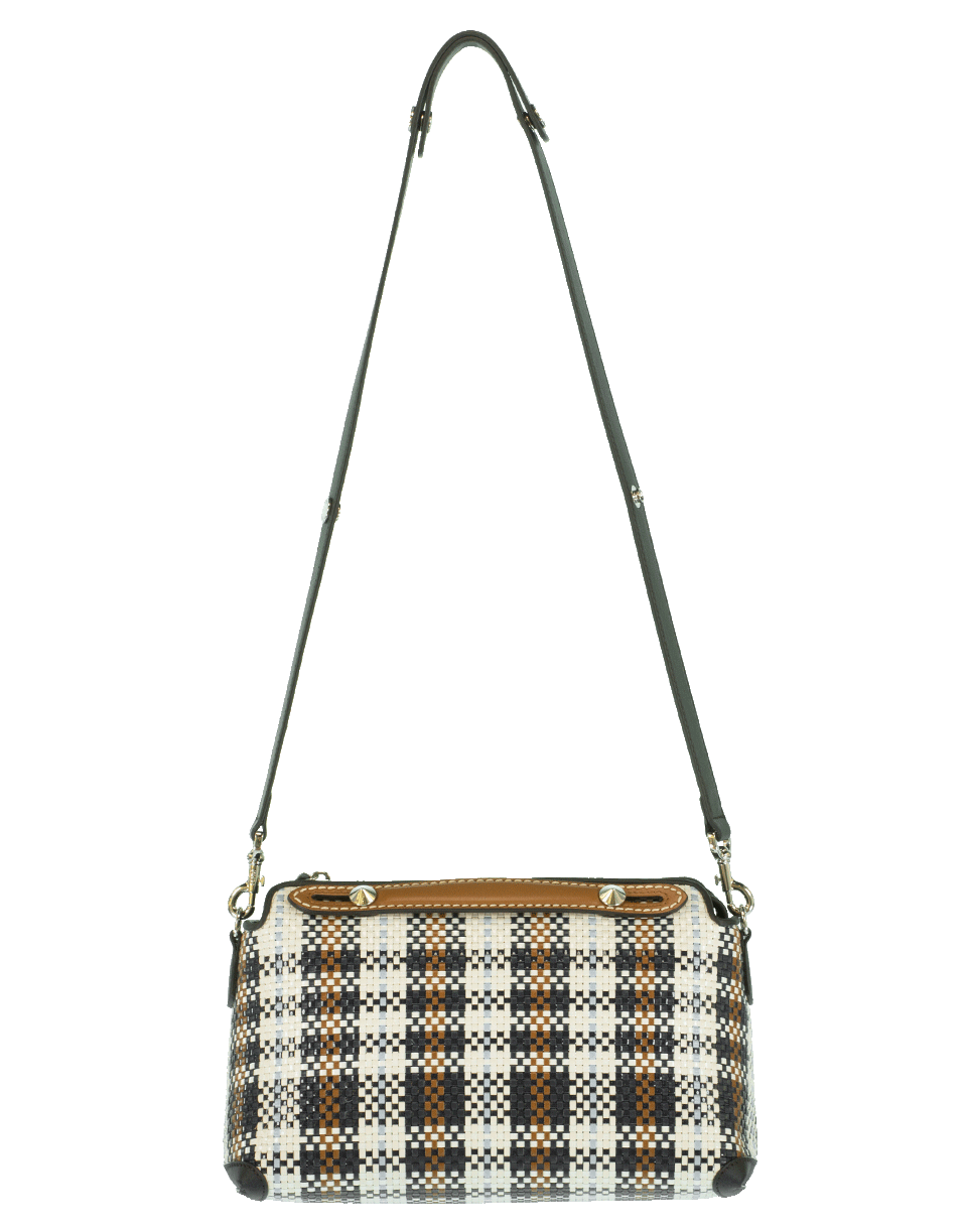 FENDI-By The Way Tartan Handbag-CAM/BLK