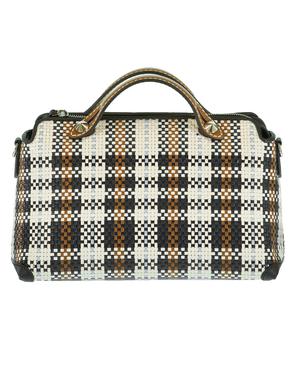 FENDI-By The Way Tartan Handbag-CAM/BLK