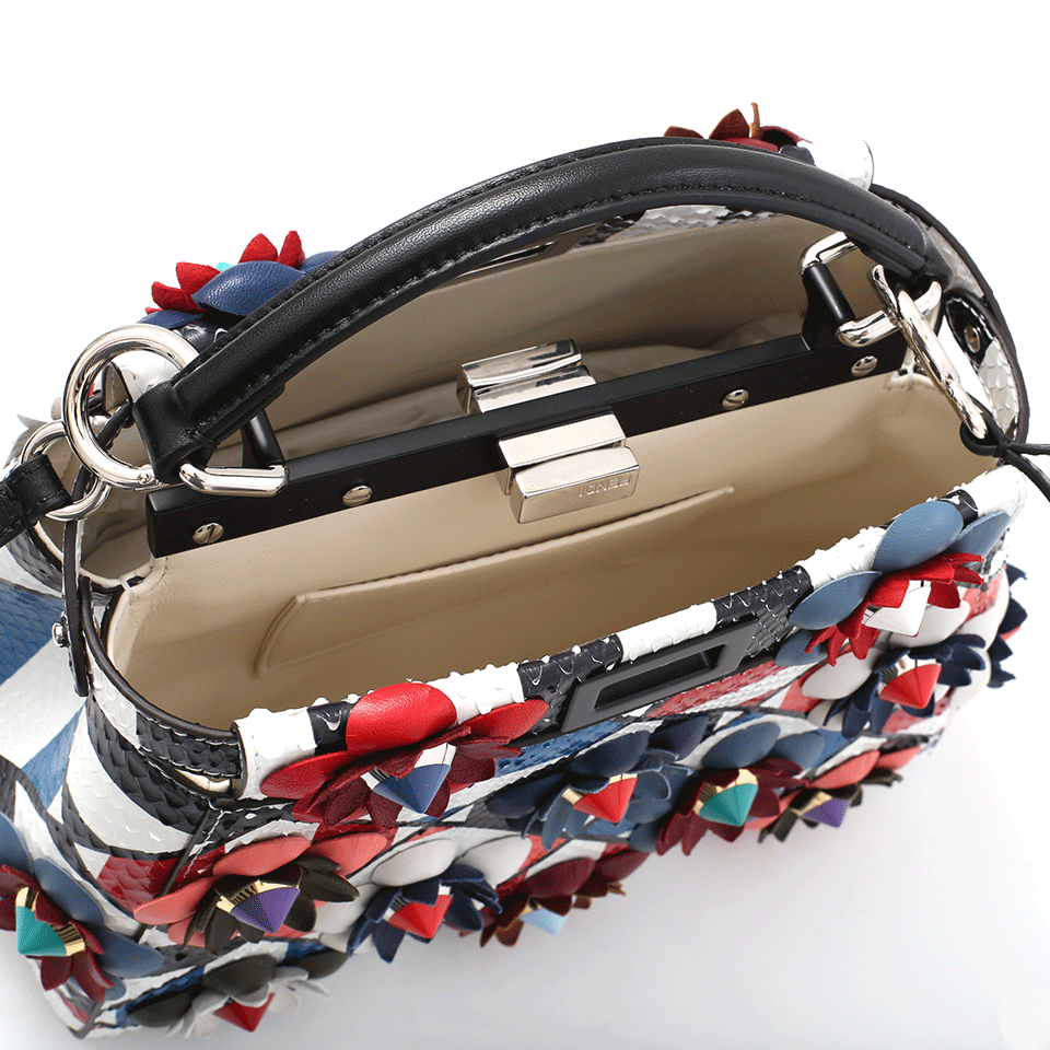 FENDI-Floral Peekaboo Purse-FLORAL