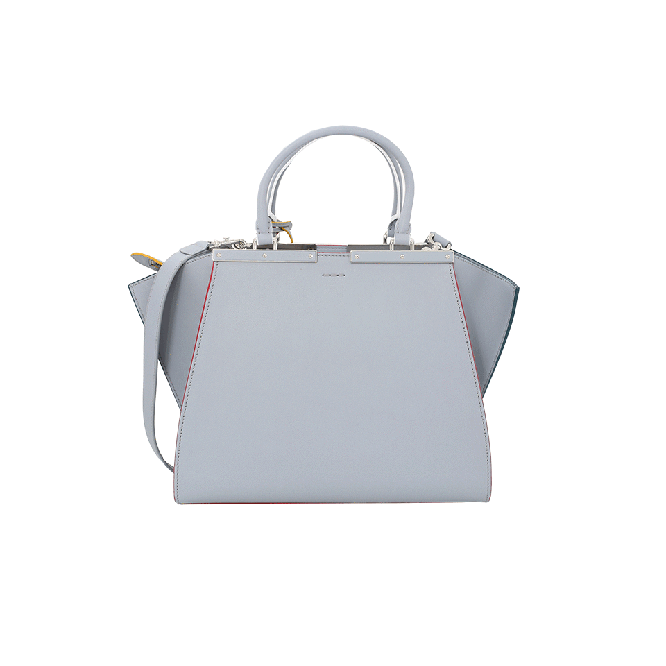 FENDI-3 Jours Painted Handbag-LILACGRY