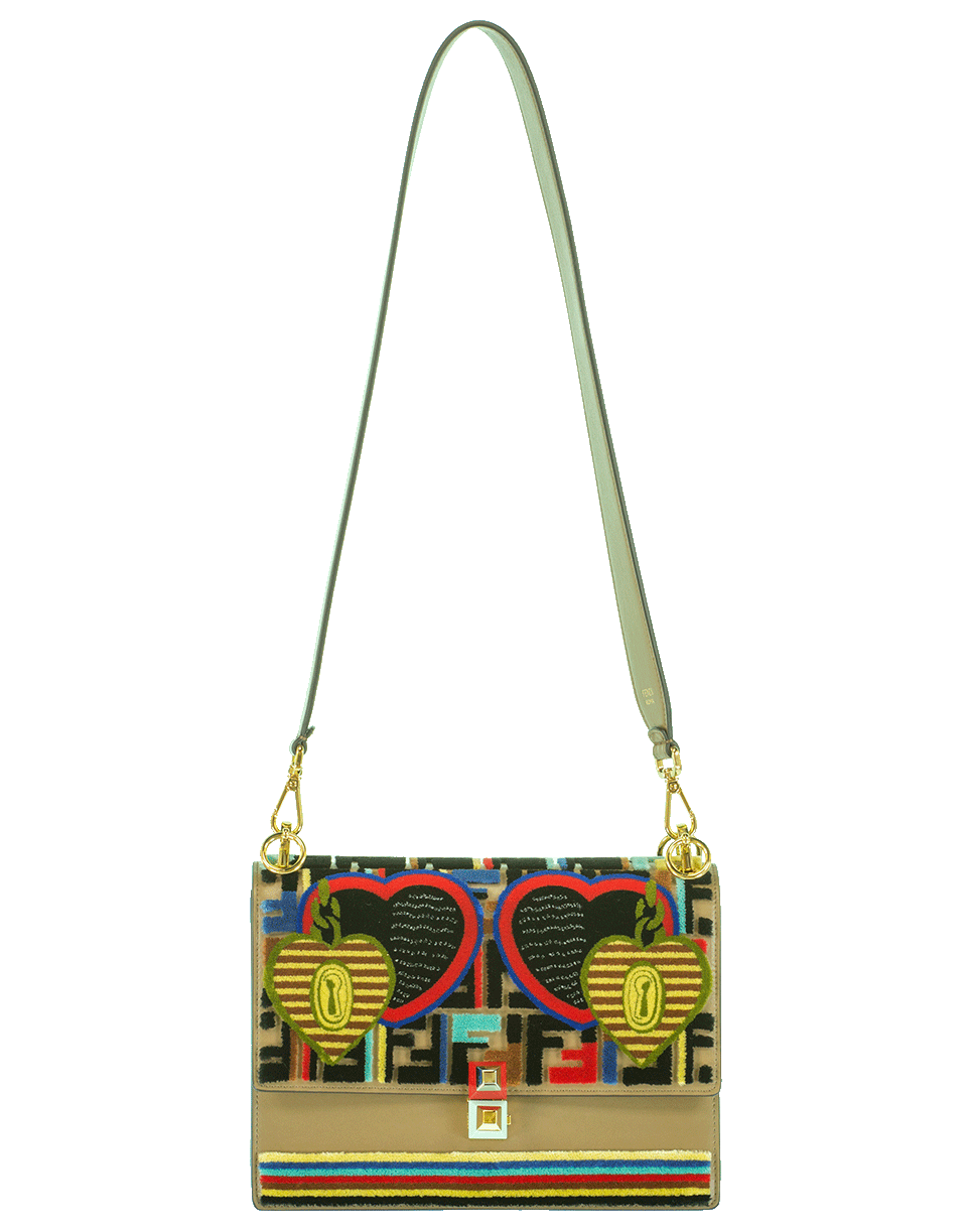 FENDI-Kan I Tappetino Handbag-MUD