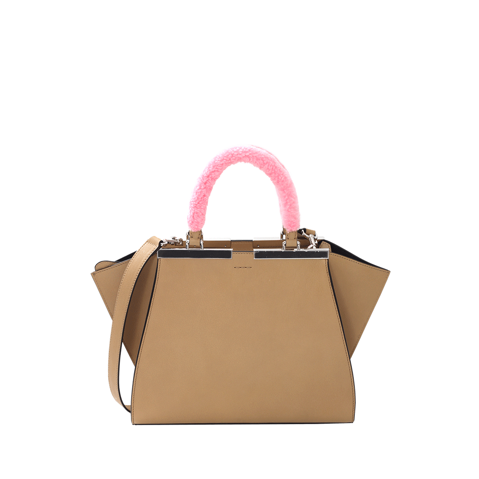FENDI-Petite 3Jours Shopper-BEIGEPNK
