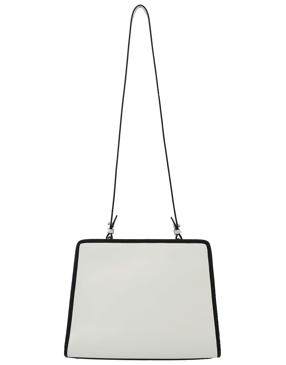 FENDI-Sfilata Small Shopping Bag-WHT/BLK