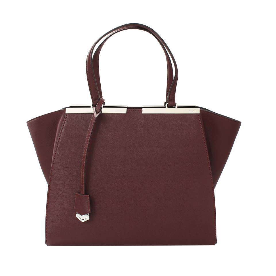 FENDI-2Jours Grande Shopping Bag-WINE