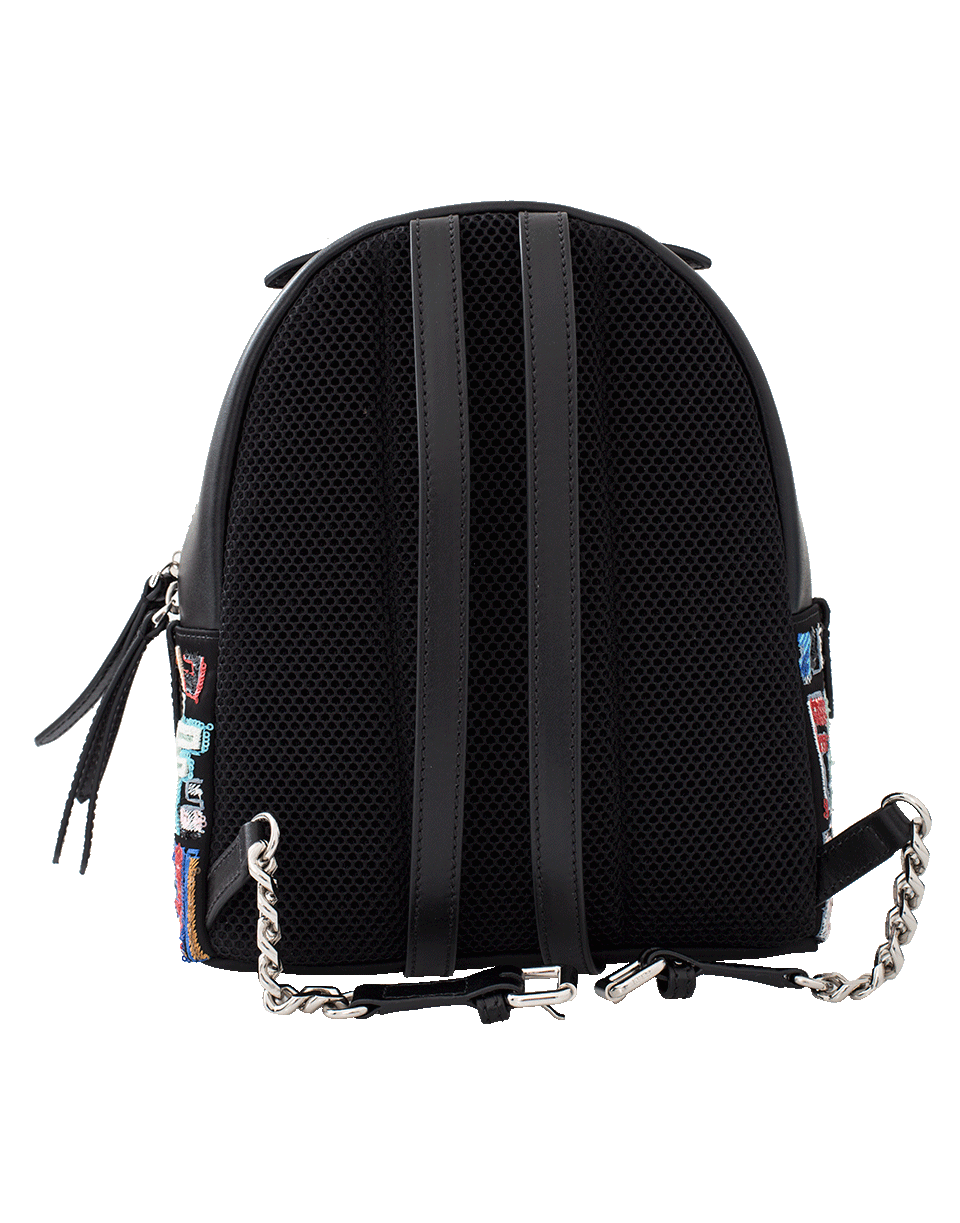 FENDI-Mini Backpack-BLACK