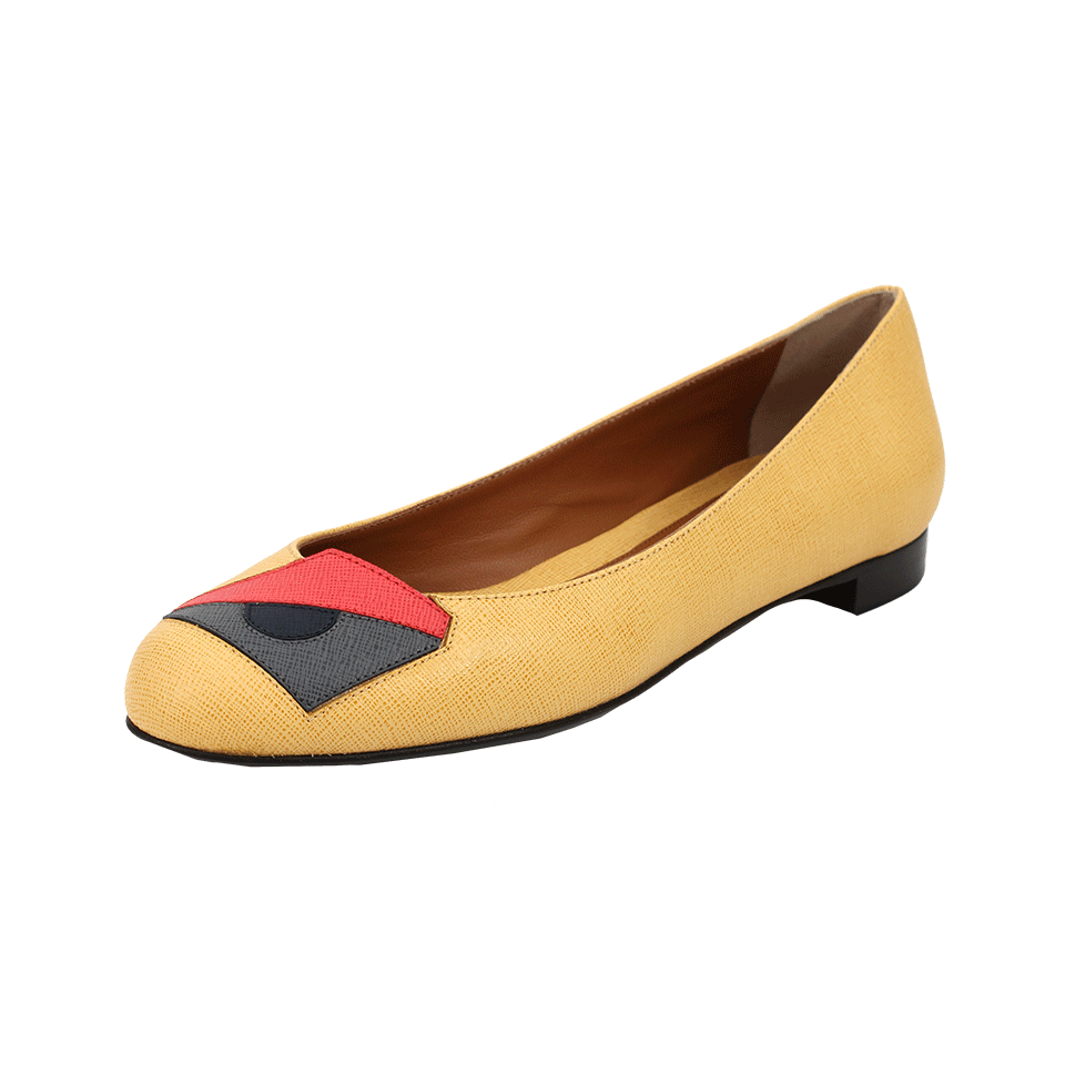FENDI-Sculpted Ballerina Flat-