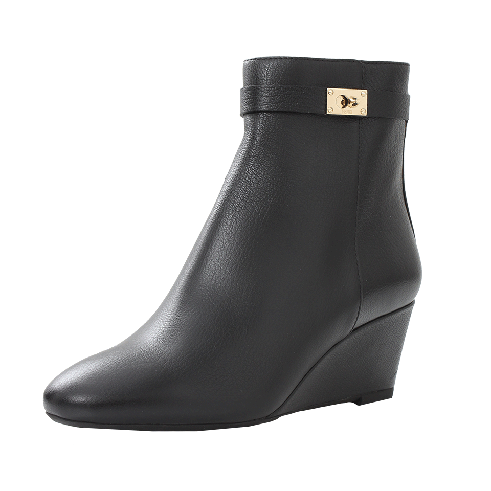 FENDI-Goldmine Wedge Boot-