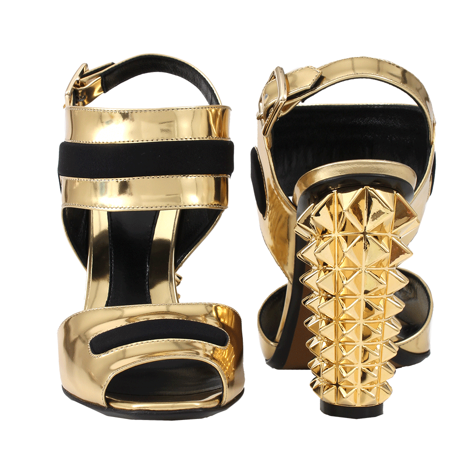 FENDI-Spiked Heel Sandal-