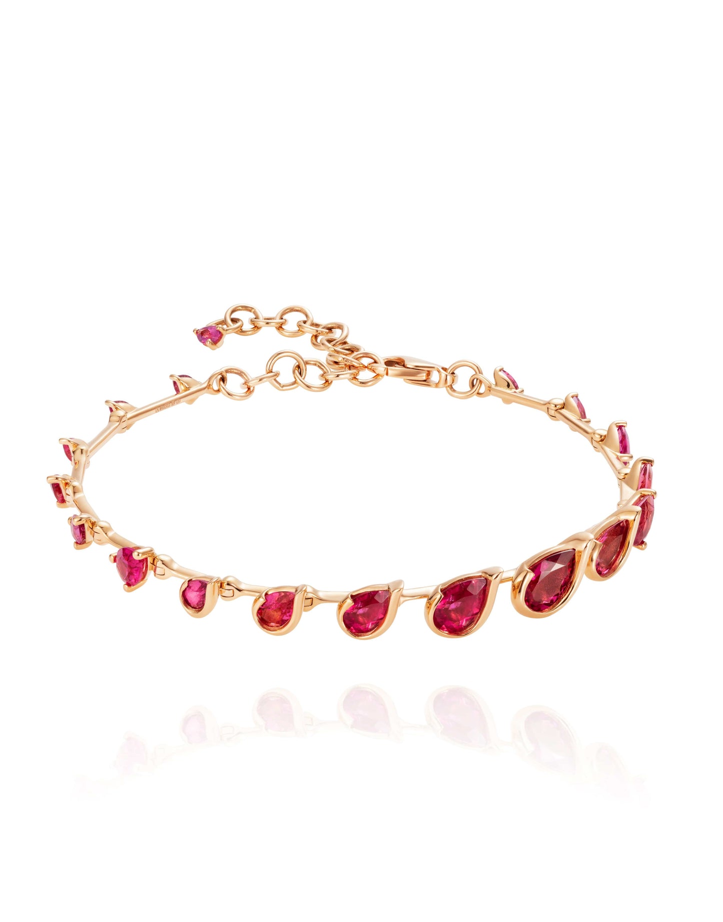 FERNANDO JORGE-Rubellite Flicker Bracelet-ROSE GOLD