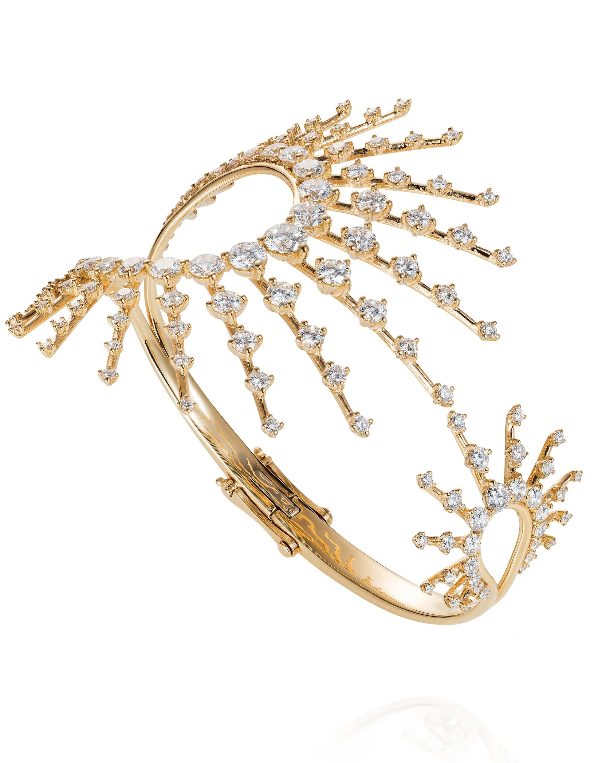FERNANDO JORGE-Clarity Diamond Bracelet-YELLOW GOLD