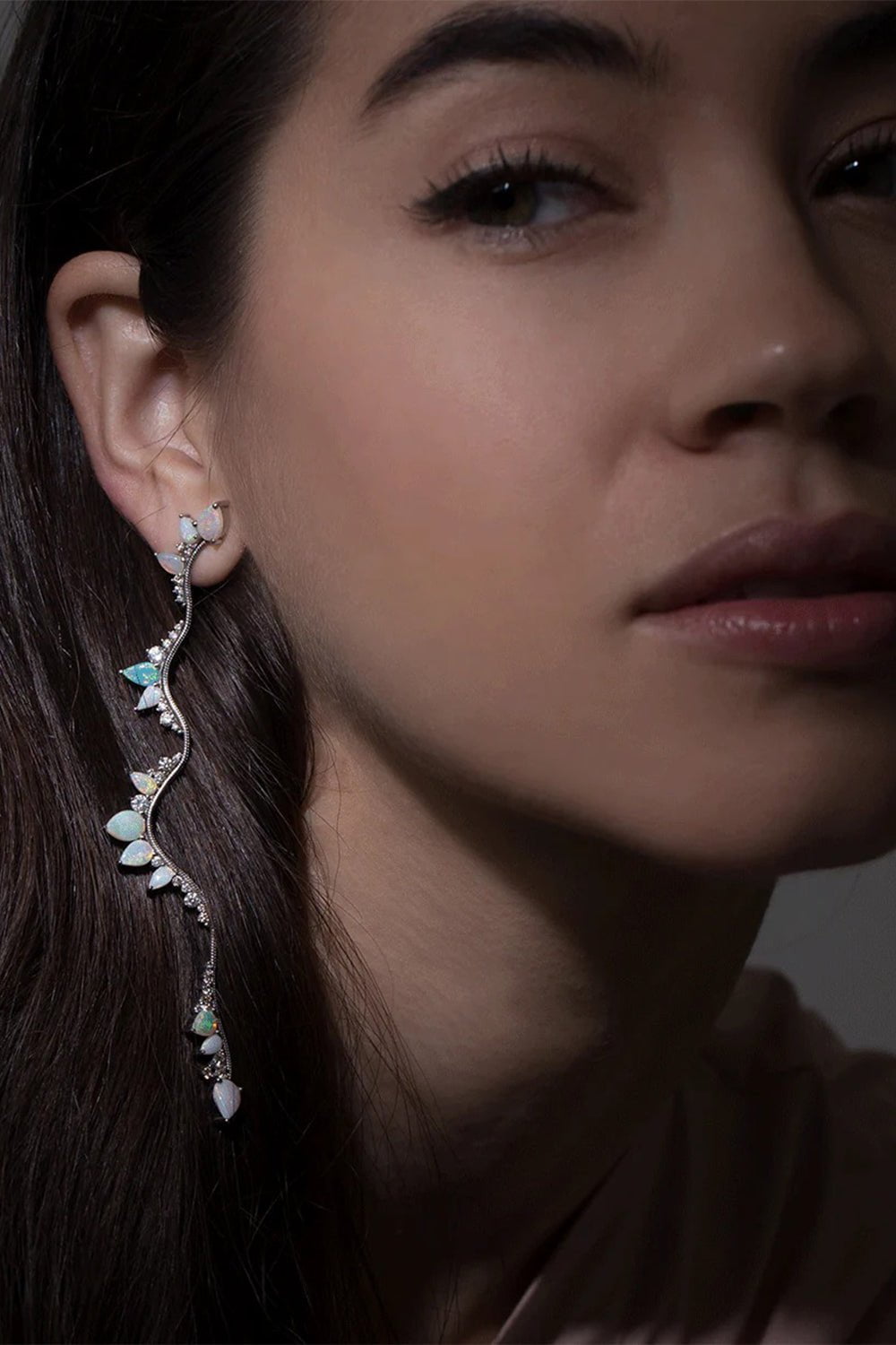 Opal and Diamond Electric Bold Earrings JEWELRYFINE JEWELEARRING FERNANDO JORGE   