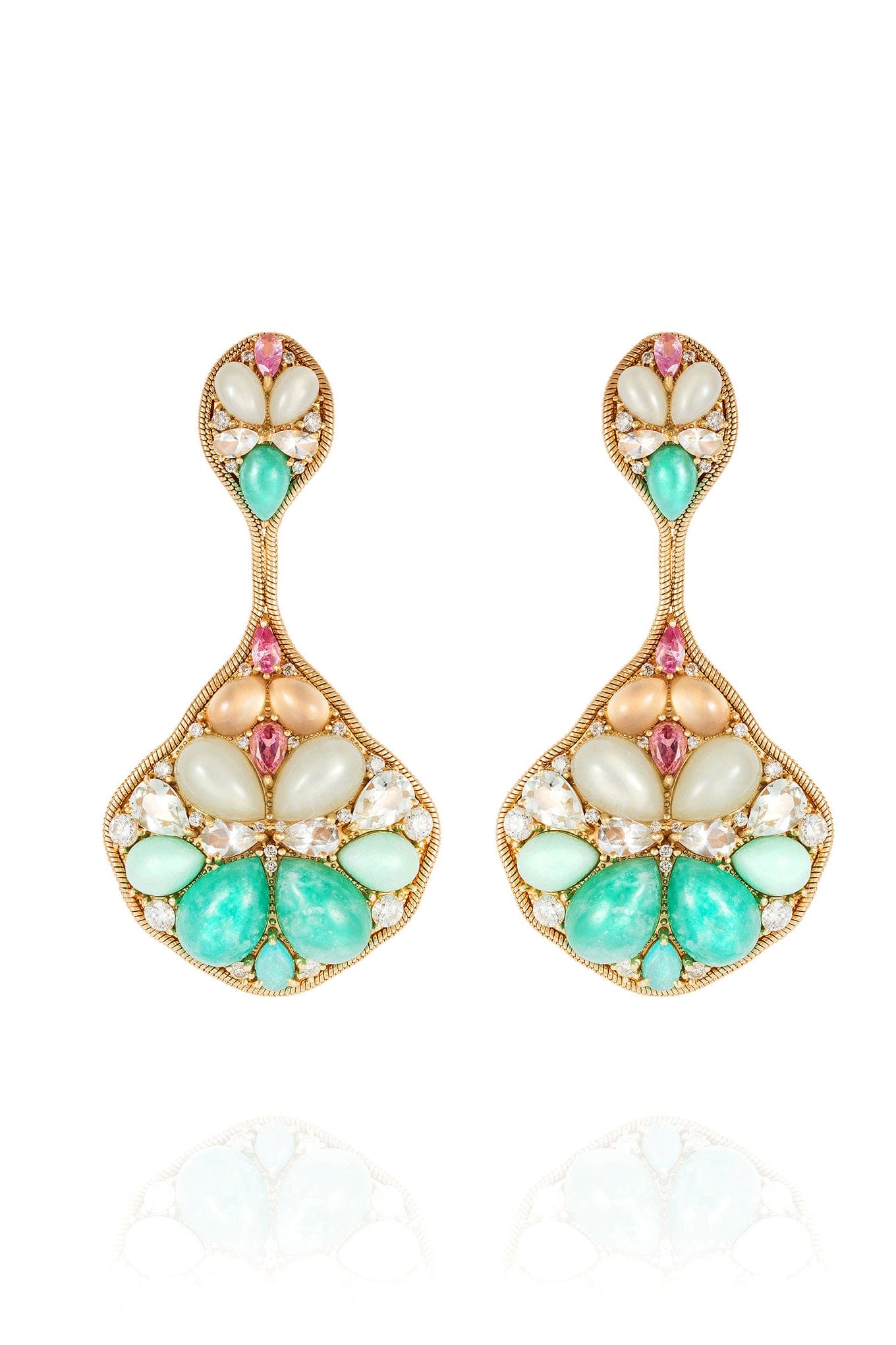 FERNANDO JORGE-Blossom Earrings-YELLOW GOLD